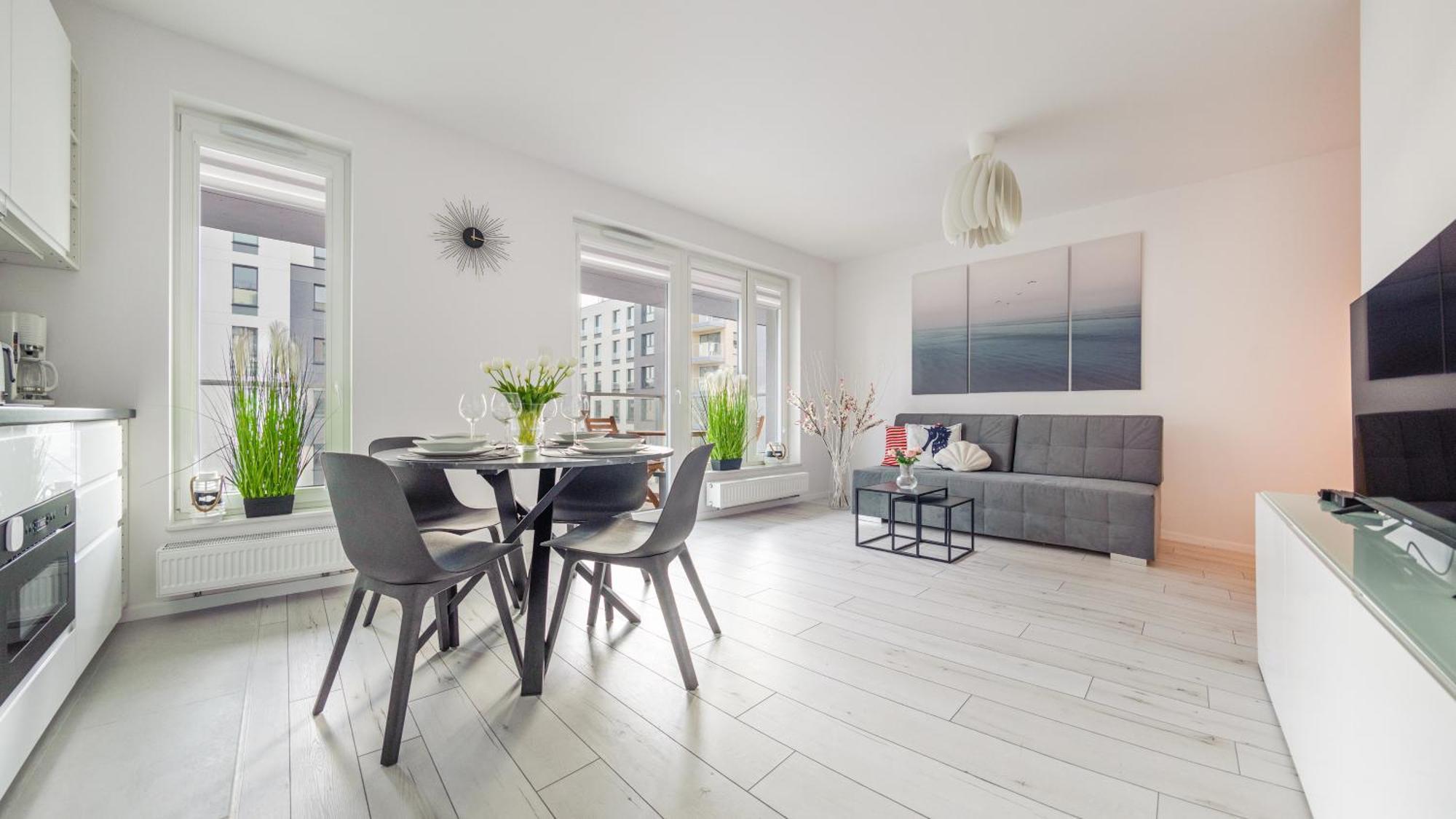 Apartamenty Sun & Snow Przystan Letnica 그단스크 외부 사진